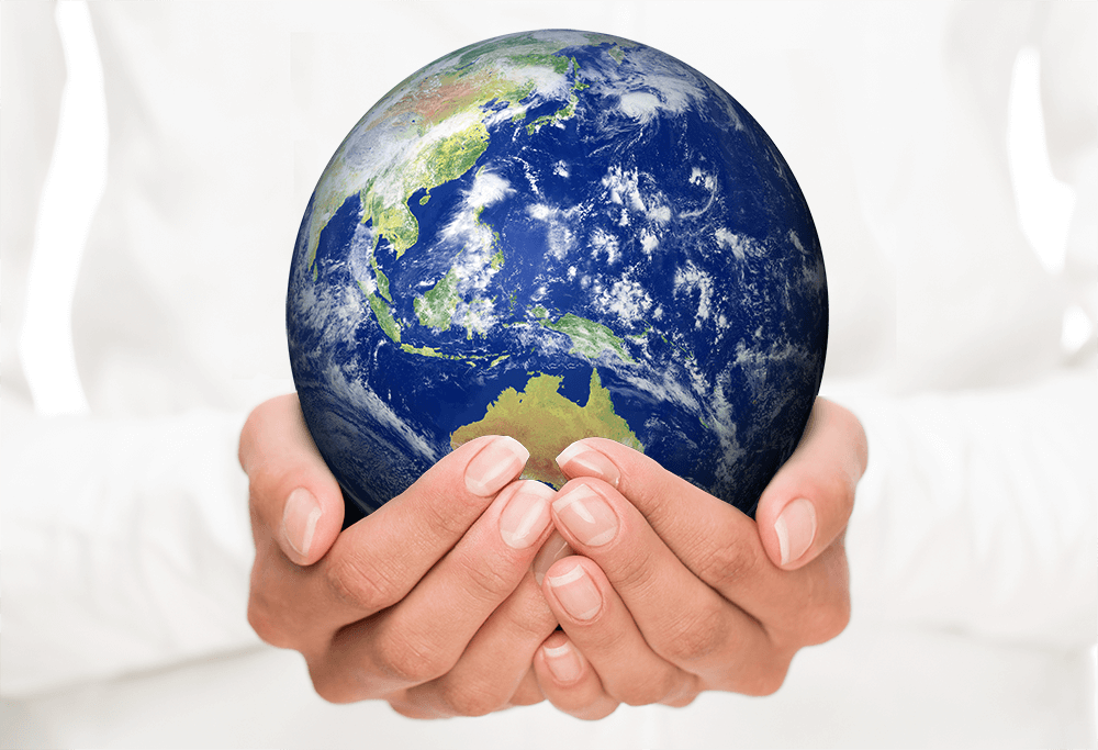 World in hands